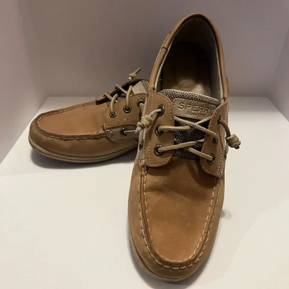 Sperry Shoes Sperry Womens Songfish Boat Shoe Color Linen Oat
